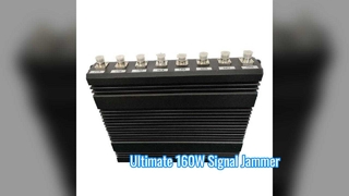 Bộ gây nhiễu tín hiệu 8 băng tần 160W với điều khiển màn hình cảm ứng